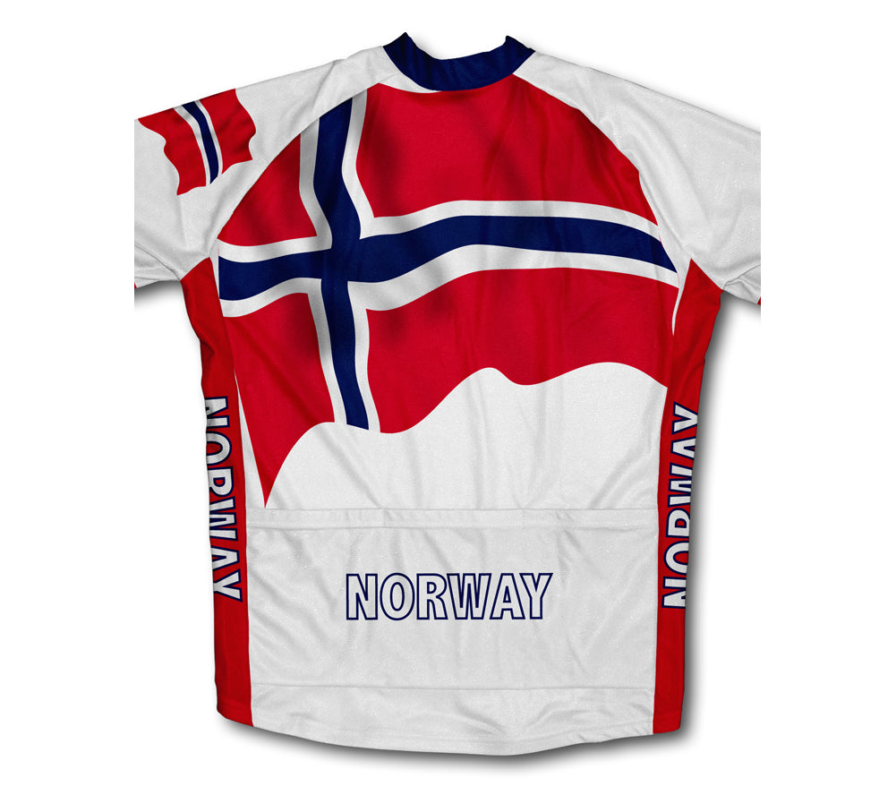 Norway Flag Cycling Jersey for Men and Women