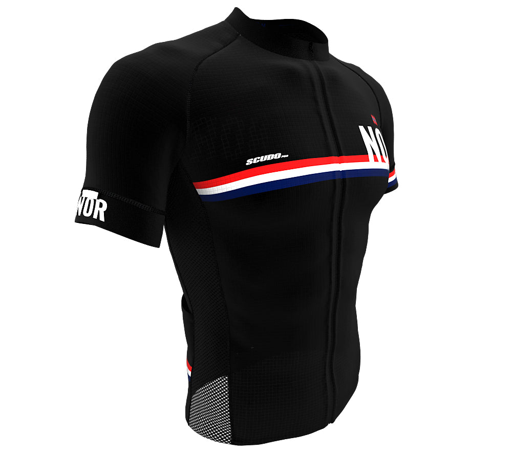 Norway Black CODE Short Sleeve Cycling PRO Jersey for Men and Women