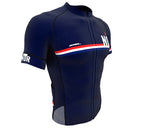 Norway Blue CODE Short Sleeve Cycling PRO Jersey for Men and Women