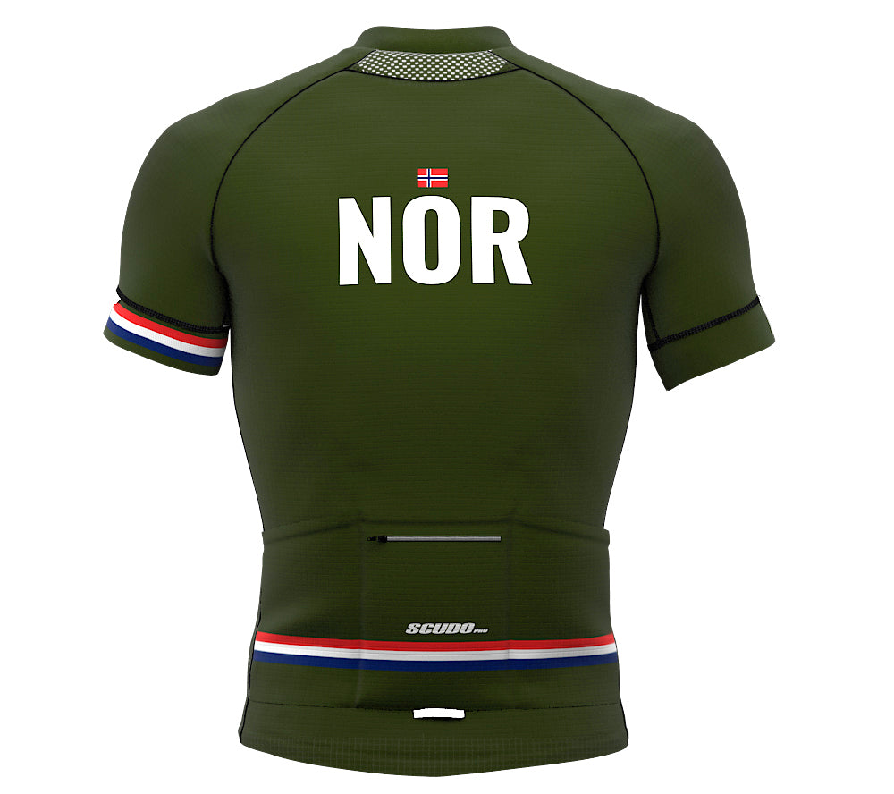 Norway Green CODE Short Sleeve Cycling PRO Jersey for Men and Women
