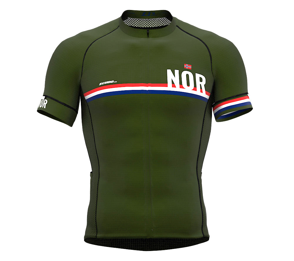 Norway Green CODE Short Sleeve Cycling PRO Jersey for Men and WomenNorway Green CODE Short Sleeve Cycling PRO Jersey for Men and Women