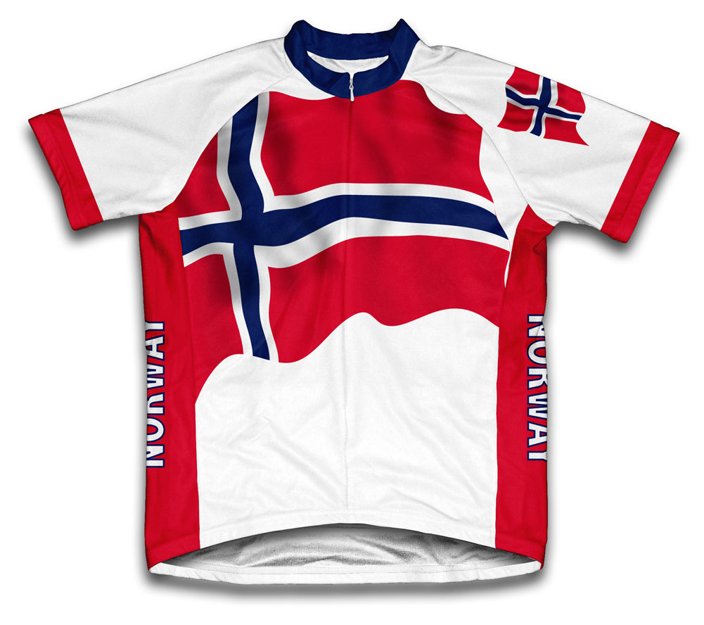 Norway Flag Cycling Jersey for Men and Women