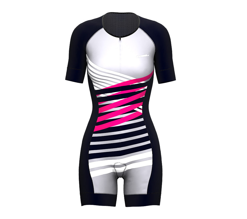 Nudius Pink Scudopro Cycling Skin Suit Short Sleeve for WomanNudius Pink Scudopro Cycling Skin Suit Short Sleeve for Woman