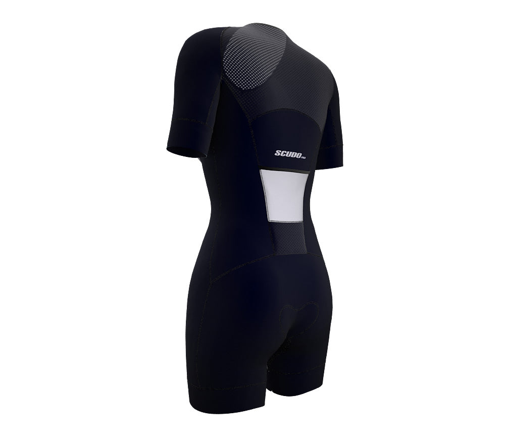 Nudius Pink Scudopro Cycling Skin Suit Short Sleeve for Woman