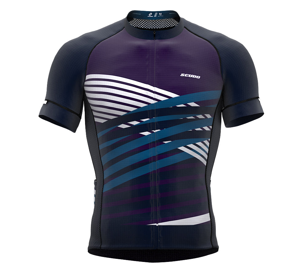 Nudius Purple Short Sleeve Cycling PRO Jersey