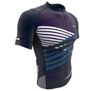 Nudius Purple Short Sleeve Cycling PRO Jersey