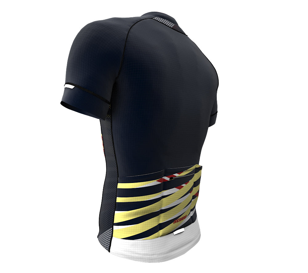 Nudius Red Short Sleeve Cycling PRO Jersey