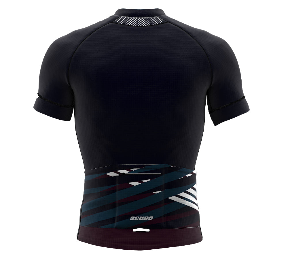 Nudius Red Wine Short Sleeve Cycling PRO Jersey