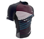Nudius Red Wine Short Sleeve Cycling PRO Jersey