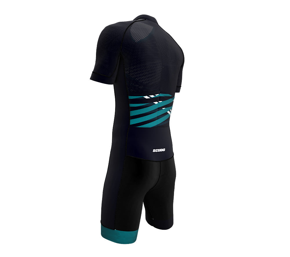 Nudius Teal Scudopro Cycling Speedsuit for Man