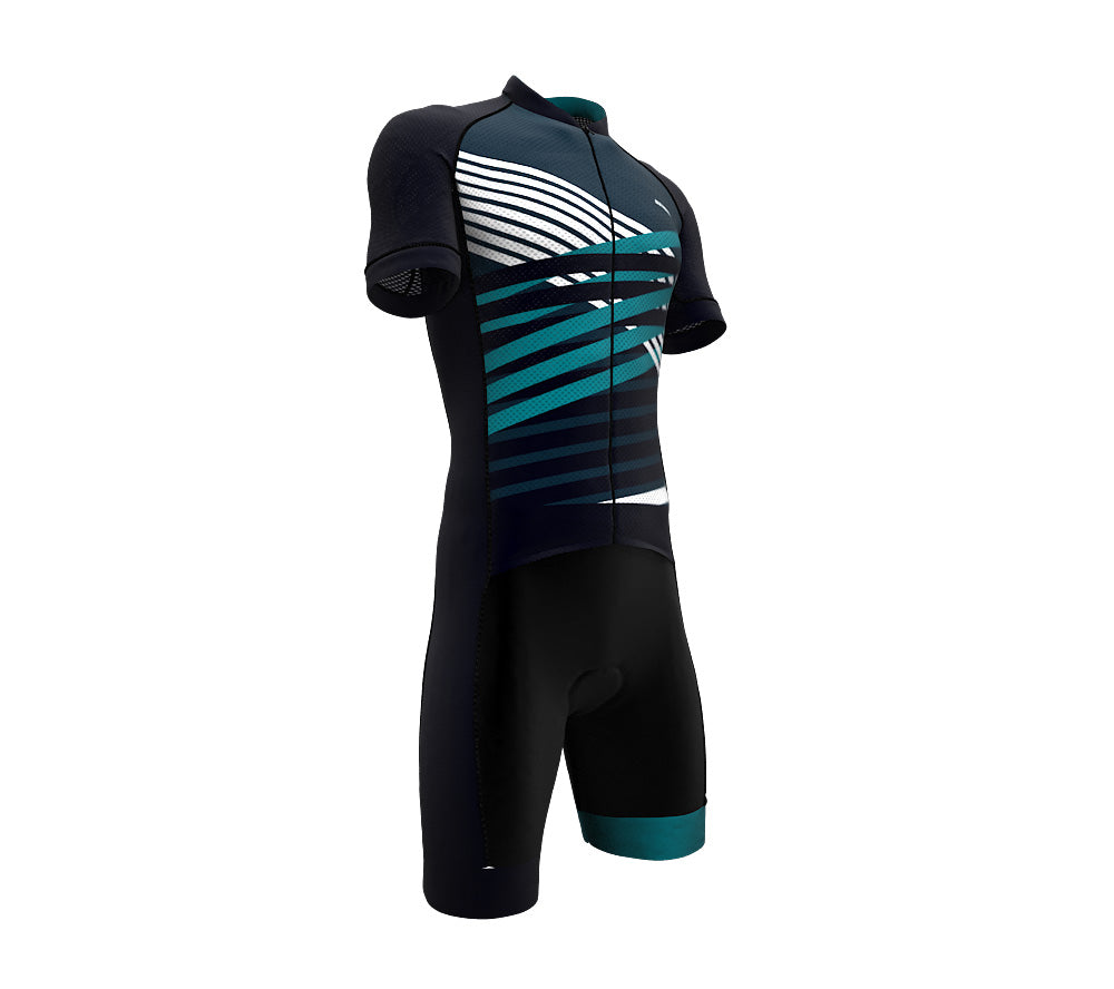 Nudius Teal Scudopro Cycling Speedsuit for Man