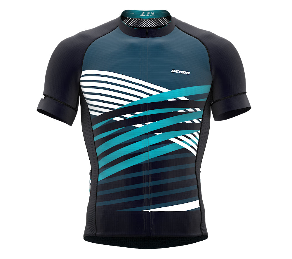 Nudius Teal Short Sleeve Cycling PRO Jersey