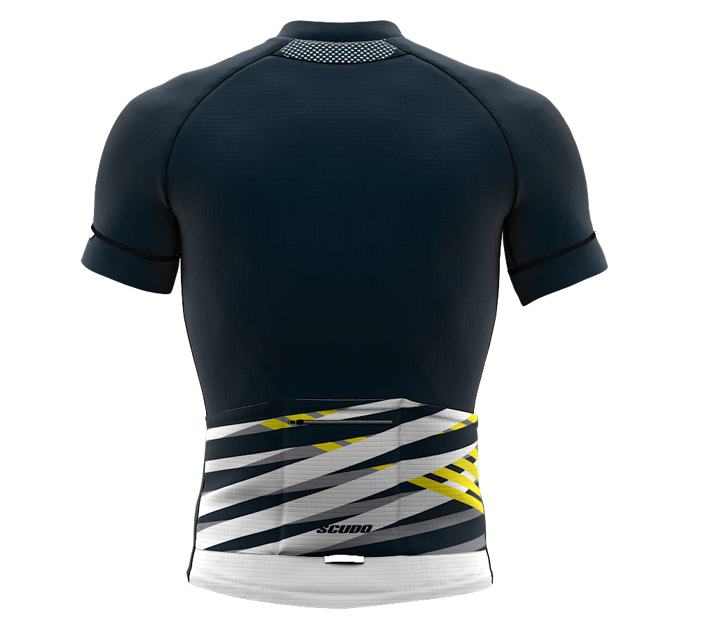 Nudius Yellow Short Sleeve Cycling PRO Jersey
