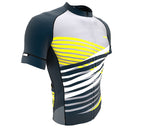 Nudius Yellow Short Sleeve Cycling PRO Jersey