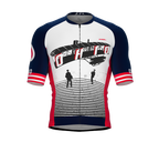ScudoPro Pro-Elite Short Sleeve Cycling Jersey Ohio USA State Icon landmark symbol identity  | Men and Women
