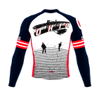 ScudoPro Pro Thermal Long Sleeve Cycling Jersey Ohio USA state Icon landmark identity  | Men and Women