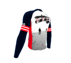 ScudoPro Pro Thermal Long Sleeve Cycling Jersey Ohio USA state Icon landmark identity  | Men and Women