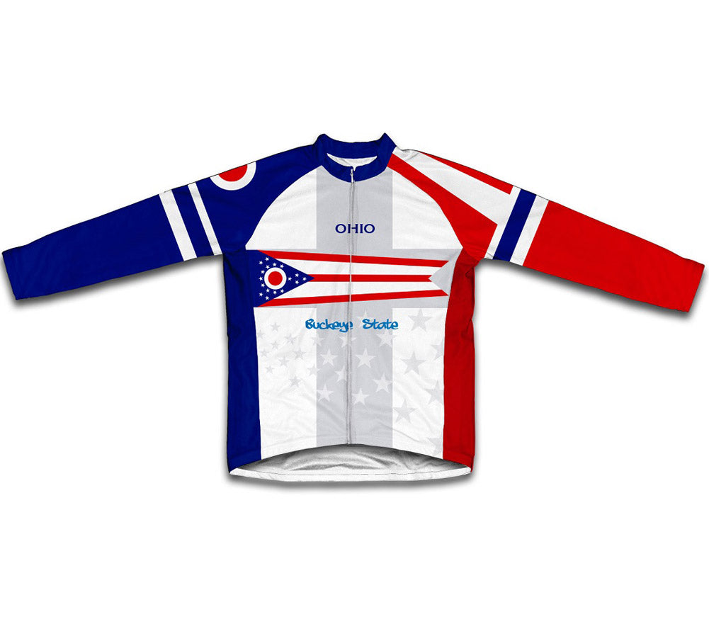 Ohio Flag Winter Thermal Cycling Jersey