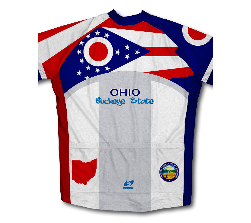 Ohio Flag Winter Thermal Cycling Jersey