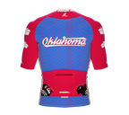 ScudoPro Pro-Elite Short Sleeve Cycling Jersey Oklahoma USA State Icon landmark symbol identity  | Men and Women