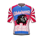 ScudoPro Pro-Elite Short Sleeve Cycling Jersey Oklahoma USA State Icon landmark symbol identity  | Men and Women