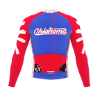 ScudoPro Pro Thermal Long Sleeve Cycling Jersey Oklahoma USA state Icon landmark identity  | Men and Women