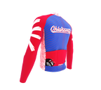 ScudoPro Pro Thermal Long Sleeve Cycling Jersey Oklahoma USA state Icon landmark identity  | Men and Women