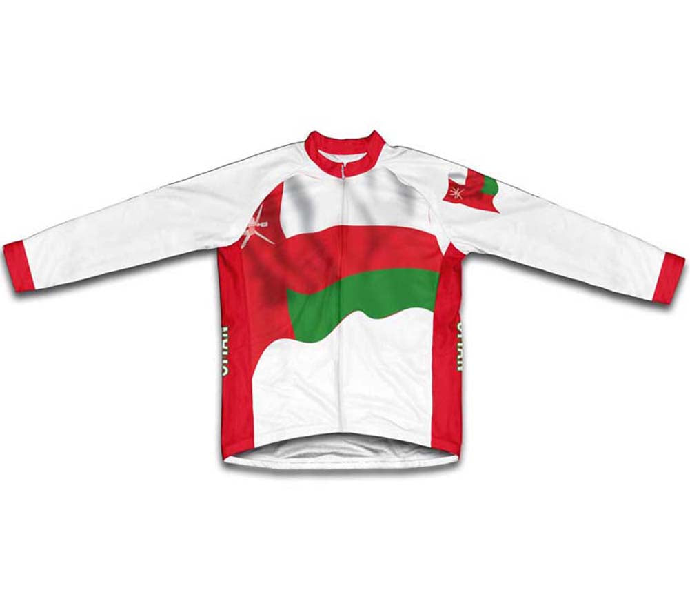 Oman Flag Winter Thermal Cycling Jersey