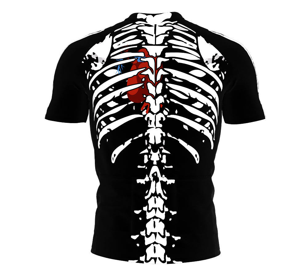 Open Squeleton Cycling Jersey Short Sleeve for Men and Women