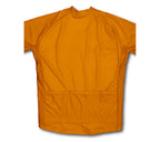 Orange Short Sleeve Cycling Jersey for Men and Women