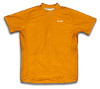 Orange Short Sleeve Cycling Jersey for Men and Women