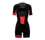 Orange Scudopro Cycling Skin Suit Short Sleeve for Woman
