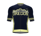 ScudoPro Pro-Elite Short Sleeve Cycling Jersey Oregon USA State Icon landmark symbol identity  | Men and Women