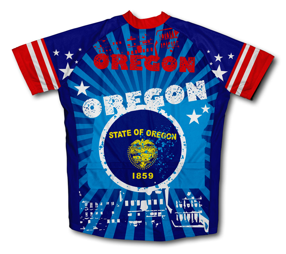 Oregon Short Sleeve Cycling Jersey for Men and Women