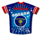 Oregon Short Sleeve Cycling Jersey for Men and Women