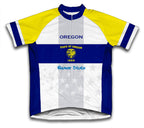 Oregon Flag Short Sleeve Cycling Jersey for Men and Women