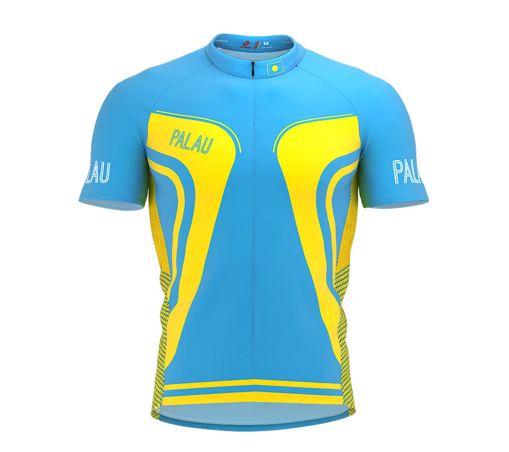 Palau  Full Zipper Bike Short Sleeve Cycling Jersey