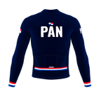 ScudoPro Pro Thermal Long Sleeve Cycling Jersey Country CODE Panama Blue | Men and Women