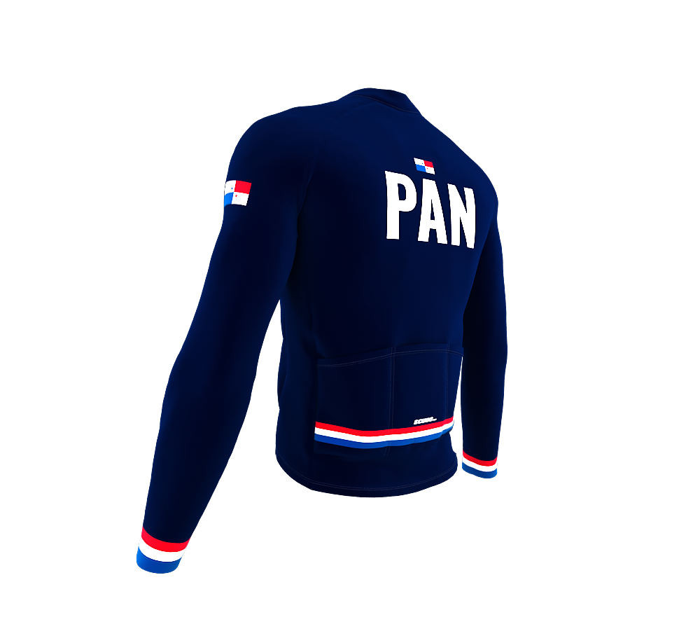 ScudoPro Pro Thermal Long Sleeve Cycling Jersey Country CODE Panama Blue | Men and Women