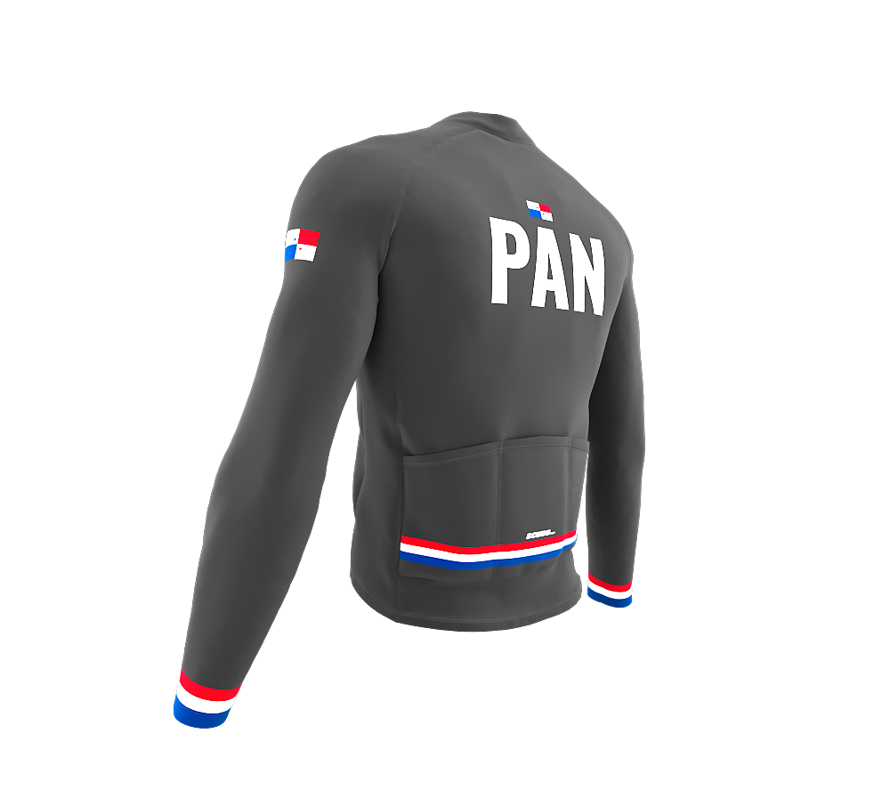ScudoPro Pro Thermal Long Sleeve Cycling Jersey Country CODE Panama Gray | Men and Women