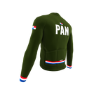 ScudoPro Pro Thermal Long Sleeve Cycling Jersey Country CODE Panama Green | Men and Women