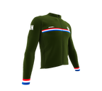 ScudoPro Pro Thermal Long Sleeve Cycling Jersey Country CODE Panama Green | Men and Women