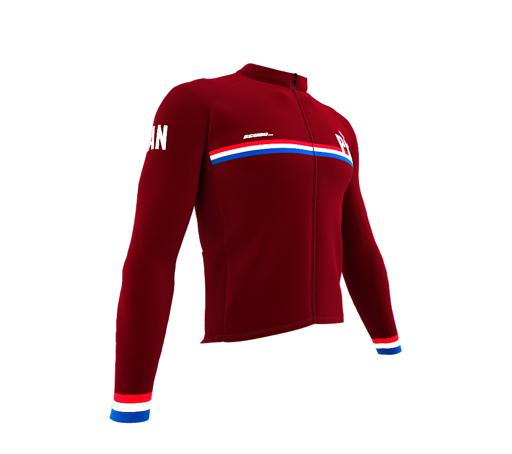 ScudoPro Pro Thermal Long Sleeve Cycling Jersey Country CODE Panama Vine | Men and Women