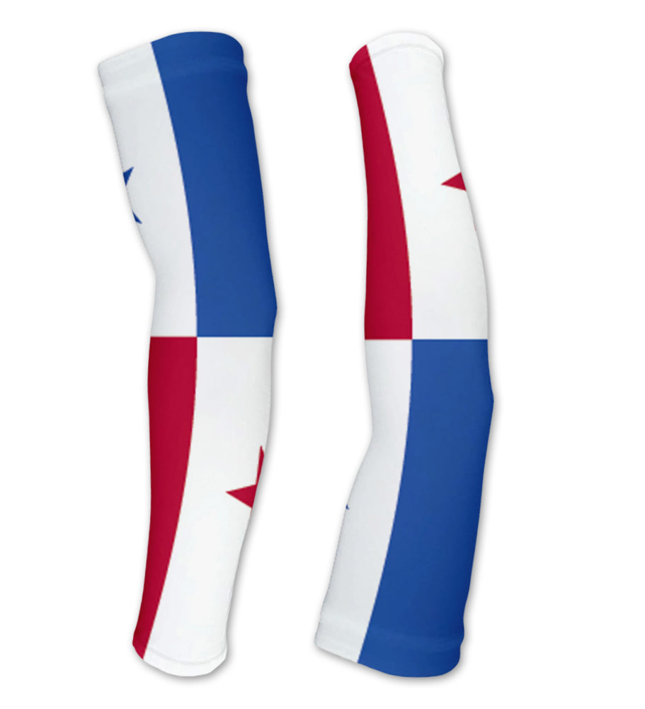 Puerto Rico ScudoPro Compression Arm Sleeves UV Protection Unisex - Walking  - Cycling - Running - Golf - Baseball - Basketball