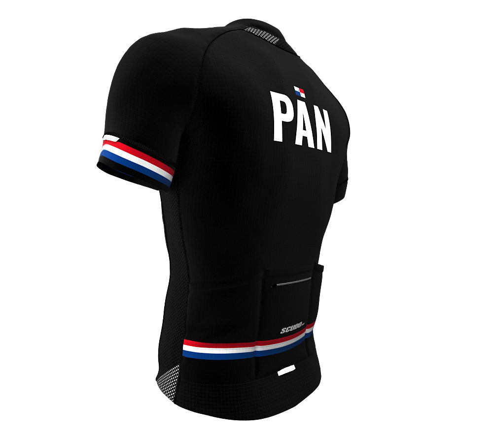 Panama Black CODE Short Sleeve Cycling PRO Jersey for Men and Women