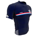 Panama Blue CODE Short Sleeve Cycling PRO Jersey for Men and Women