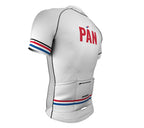 Panama White CODE Short Sleeve Cycling PRO Jersey for Men and Women