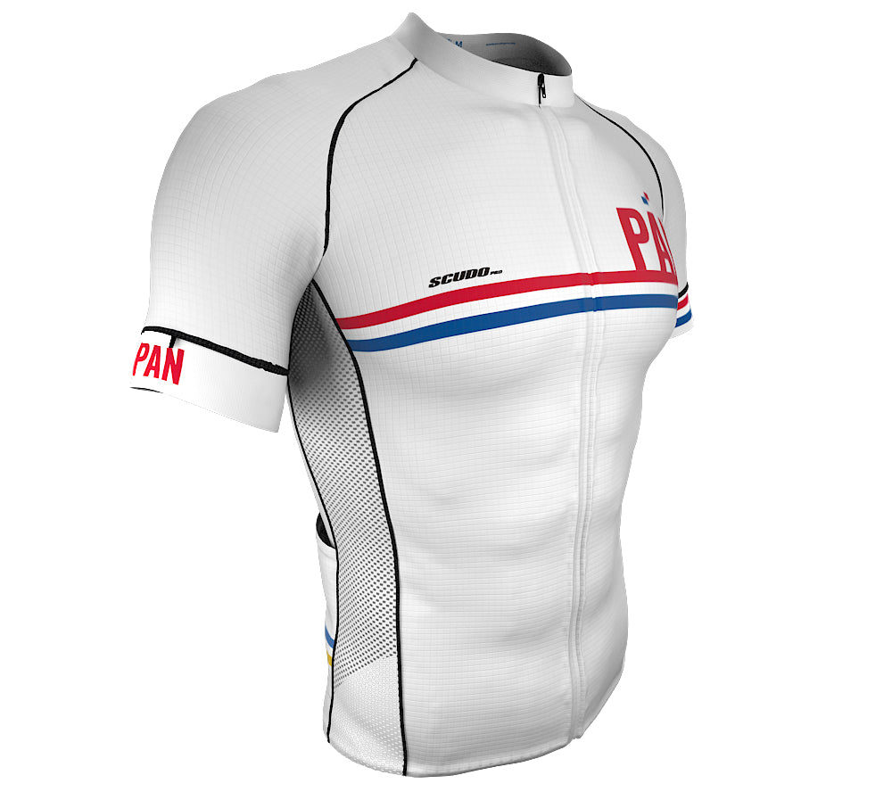 Panama White CODE Short Sleeve Cycling PRO Jersey for Men and Women