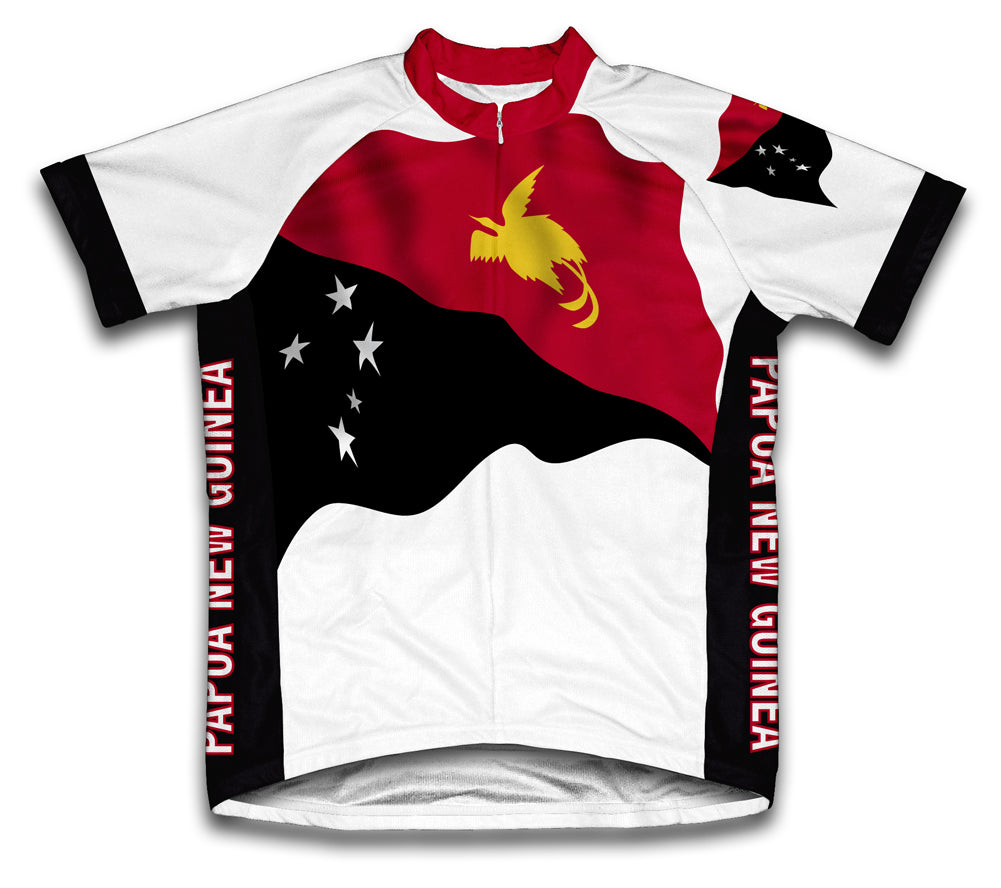Papua New Guinea Flag Cycling Jersey for Men and Women