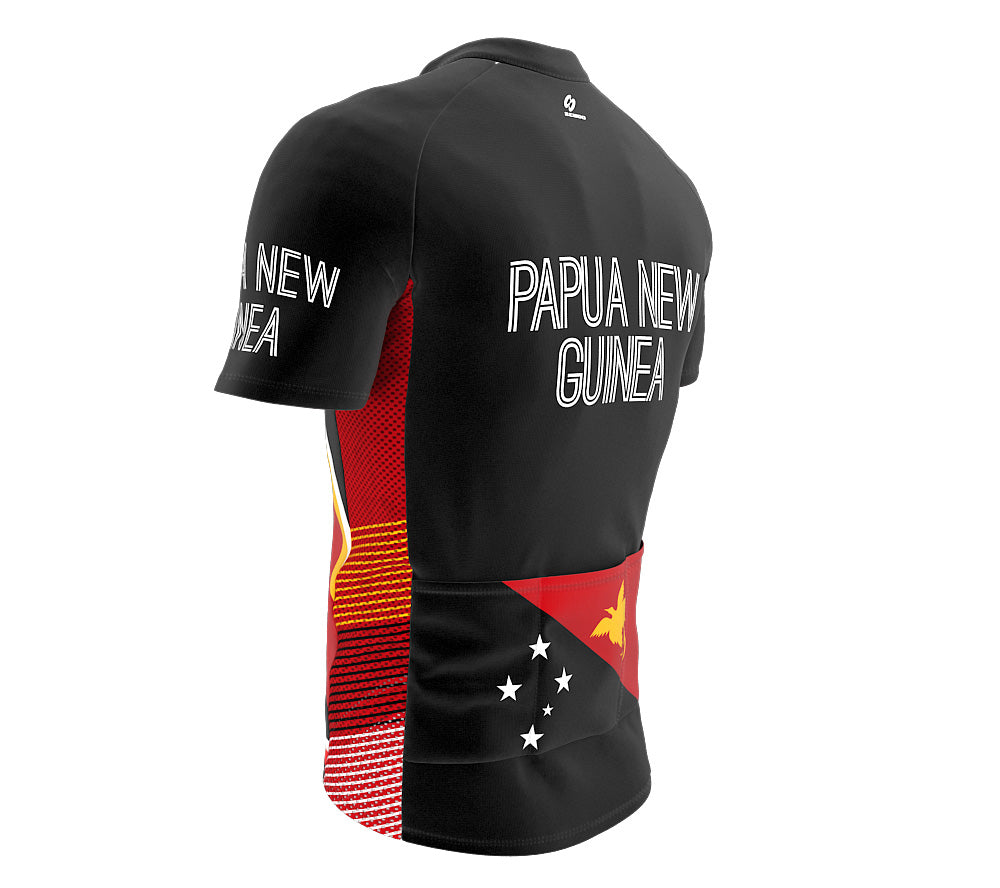 Papua New Guinea  Full Zipper Bike Short Sleeve Cycling Jersey